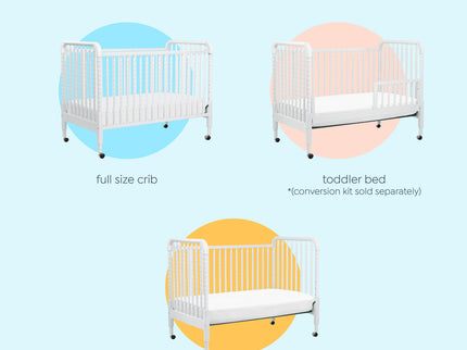 M7391W,DaVinci,Jenny Lind Stationary Crib In White Finish