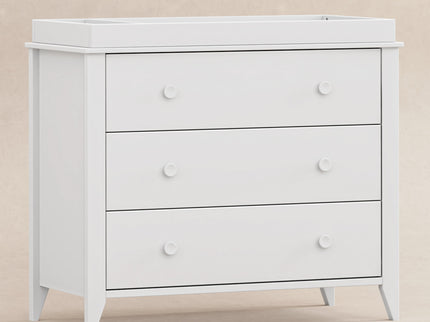 M10323W,Babyletto,Sprout 3-Drawer Changer Dresser in White Finish