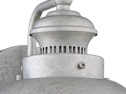 Fordham 8 1/2" High Galvanized LED Wall Sconce Set of 2