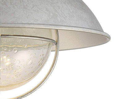 Fordham 8 1/2" High Galvanized LED Wall Sconce Set of 2