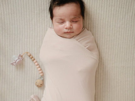 Mushie Silicone Pacifier Clip | Eva