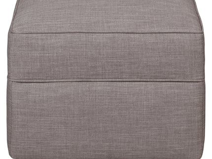 M17285FTGRY,Namesake,Willa/Alden Gliding Ottoman in Steel Grey Tweed