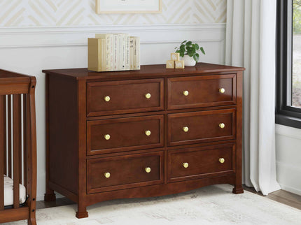 M5529Q,DaVinci,Kalani 6-Drawer Double Wide Dresser in Espresso Finish