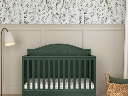 M12801FRGR,DaVinci,Charlie 4-in-1 Convertible Crib in Forest Green