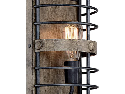 Franklin Iron Lexi 11 1/2" Rustic Bronze Pocket Wall Sconces Set of 2