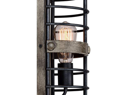 Franklin Iron Lexi 11 1/2" Rustic Bronze Pocket Wall Sconces Set of 2
