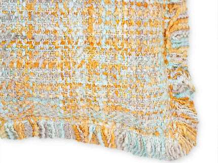 Frazzle Haystack Yellow 22 1/2" Decorative Cushion