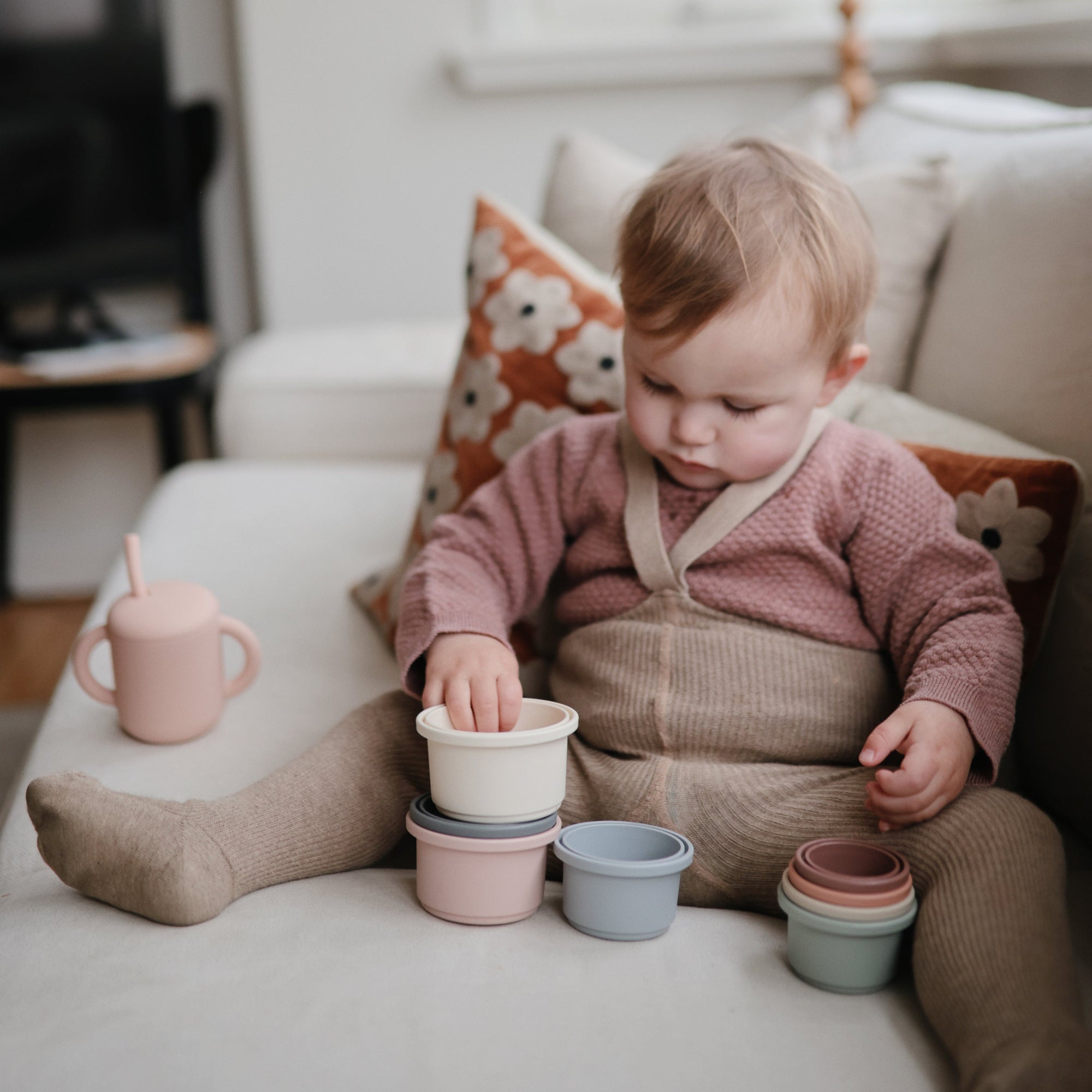 MSC-40, Mushie Stacking Cups Toy