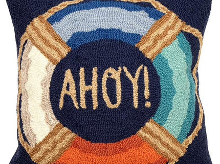 Frontporch Ahoy Multi-Color 18" Square Indoor-Outdoor Pillow