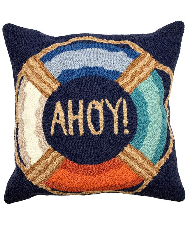 Frontporch Ahoy Multi-Color 18" Square Indoor-Outdoor Pillow