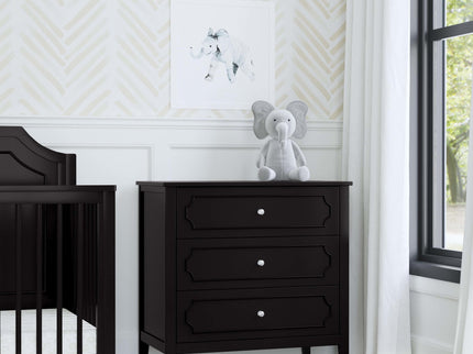 M11423E,DaVinci,Chloe Regency 3-Drawer Dresser in Ebony