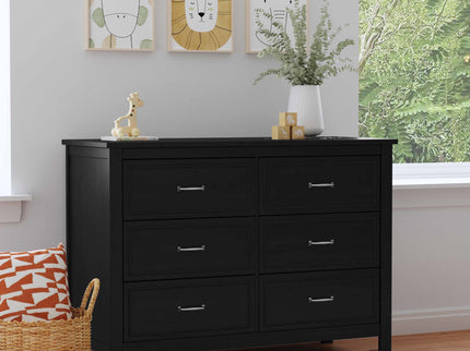 M12826E,DaVinci,Charlie 6-Drawer Double Dresser in Ebony