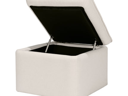 M20985PCMEW,Babyletto,Cali Storage Ottoman in Performance Cream Eco-Weave