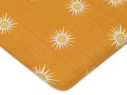 T26934,Babyletto,Golden Hour Muslin All-Stages Bassinet Sheet in GOTS Certified Organic Cotton