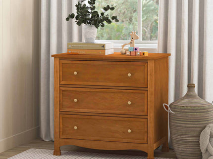 M5523CT,DaVinci,Kalani 3-Drawer Dresser in Chestnut Finish