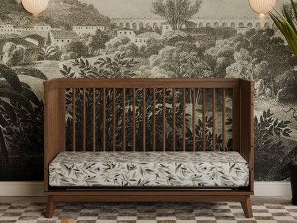 M5801NL,Babyletto,Scoot 3-in-1 Convertible Crib w/Toddler Bed Conversion Kit in Natural Walnut