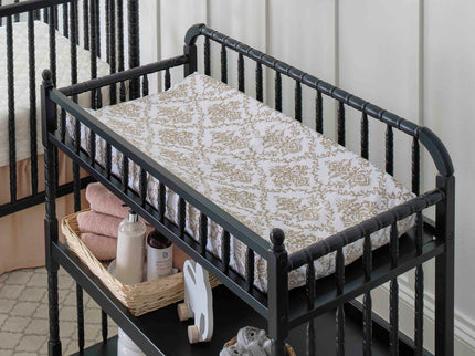 M0302EP,DaVinci,Jenny Lind Changing Table in Ebony Finish