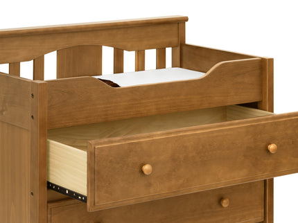 M5925CT,DaVinci,Jayden 3-Drawer Changer Dresser in Chestnut