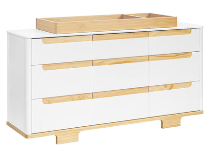 M23428WN,Babyletto,Yuzu 9-Drawer Dresser  Assembled in White/Natural