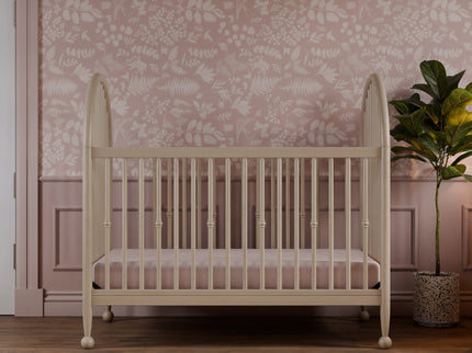 M31401WP,Namesake,Alouette 3-in-1 Convertible Spindle Crib in Washed Pine