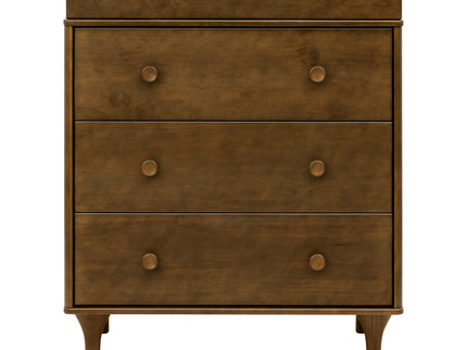 M9023NL,Babyletto,Lolly 3-Drawer Changer Dresser in Natural Walnut