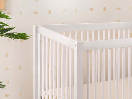 M10301W,Babyletto,Sprout 4-in-1 Convertible Crib w/Toddler Bed Conversion Kit in White Finish