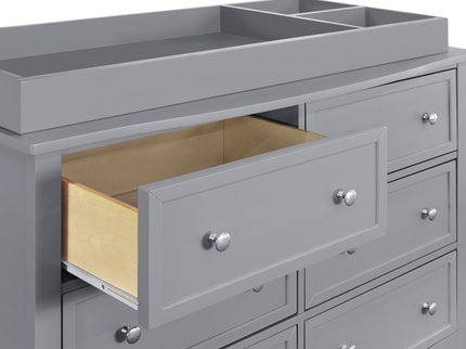 M5529G,DaVinci,Kalani 6-Drawer Double Wide Dresser in Grey Finish