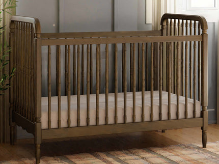 M7101NL,Namesake,Liberty 3-in-1 Convertible Spindle Crib w/Toddler Bed Conversion Kit in Natural Walnut