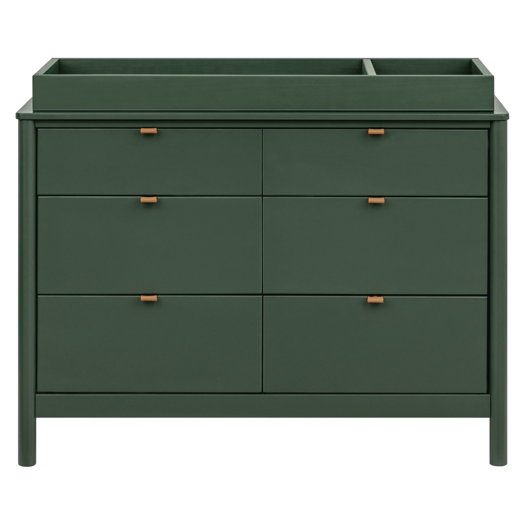 M25616FRGR,Babyletto,Bondi 6-Drawer Assembled Dresser in Forest Green