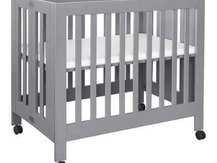 M6698G,Babyletto,Origami Mini Crib in Grey Finish