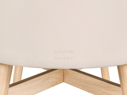 M26834GYLB,Babyletto,babyletto x GATHRE Capsule Bassinet in Ivory