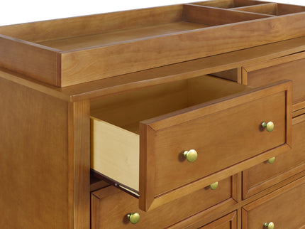 M5529CT,DaVinci,Kalani 6-Drawer Double Wide Dresser in Chestnut Finish