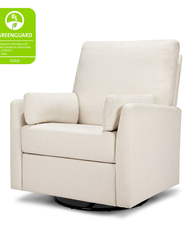 F24687PCM,Carter's,Ethan Swivel Recliner in Performance Cream Linen
