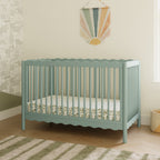 M27901LS,Babyletto,Swell 4-in-1 Convertible Crib w/Toddler Conversion Kit in Light Sage