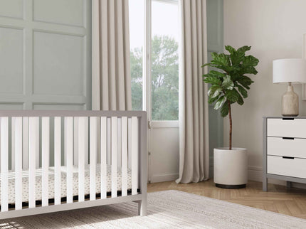 F11901GW,Carter's,Colby 4-in-1 Low-profile Convertible Crib in Grey and White