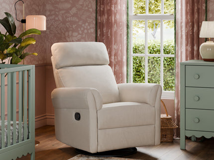 M24386BH,DaVinci,Suzy Flex Swivel Recliner w/ Adj. Arms & Headrest in Beach