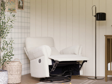 M24386VN,DaVinci,Suzy Flex Swivel Recliner w/ Adj. Arms & Headrest in Vanilla