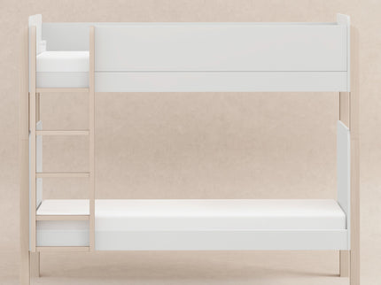 M18494WNX,Babyletto Kids,TipToe Bunk Bed in White and Washed Natural