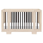 M23401NXB,Babyletto,Yuzu 8-in-1 Convertible Crib w/All-Stages Conversion in Washed Natural/Black