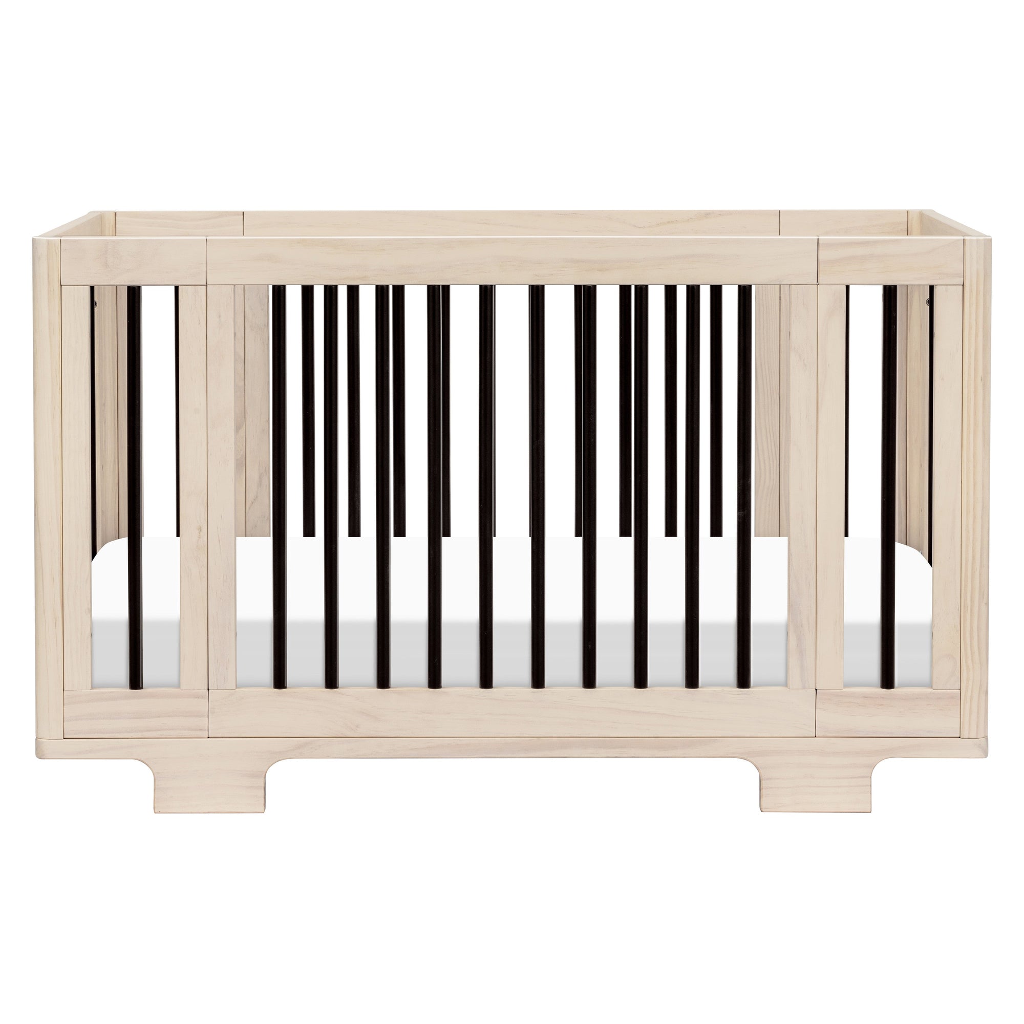 M23401NXB,Babyletto,Yuzu 8-in-1 Convertible Crib w/All-Stages Conversion in Washed Natural/Black
