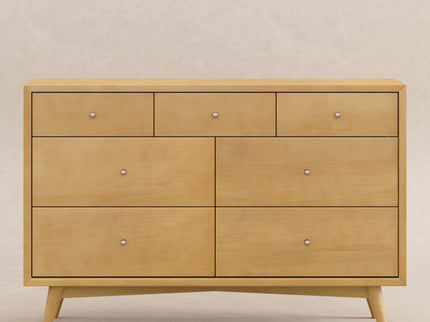M15916HY,Palma 7-Drawer Double Dresser  Assembled in Honey