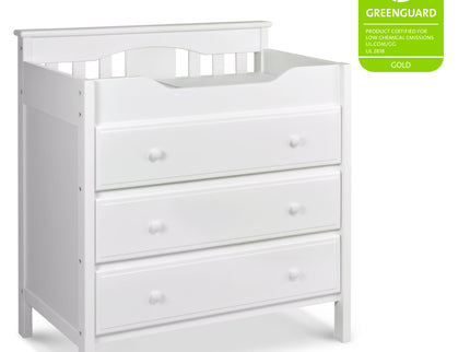 M5925W,DaVinci,Jayden 3-Drawer Changer Dresser In White Finish
