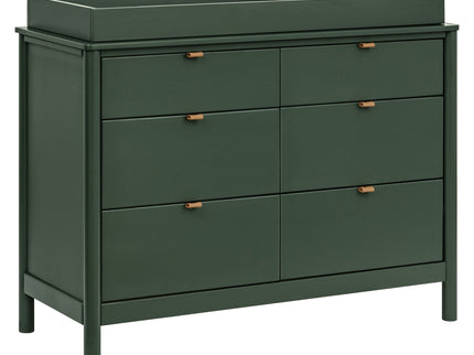 M25616FRGR,Babyletto,Bondi 6-Drawer Assembled Dresser in Forest Green
