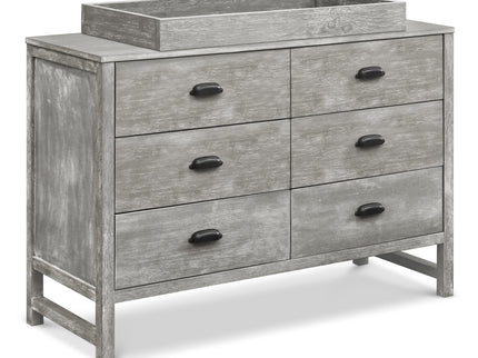 M13516CTG,DaVinci,Fairway 6-Drawer Double Dresser in Cottage Grey