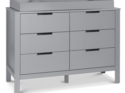 F11926G,Carter's,Colby 6-Drawer Double Dresser in Grey Finish