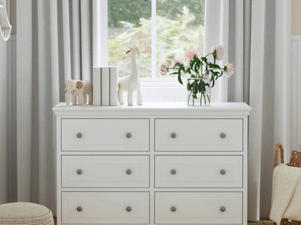 M4426W,DaVinci,DaVinci Signature 6-Drawer Double Dresser in White