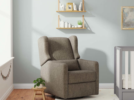 F19587PGY,Carter's,Arlo Recliner and Swivel Glider in Performance Charcoal Linen