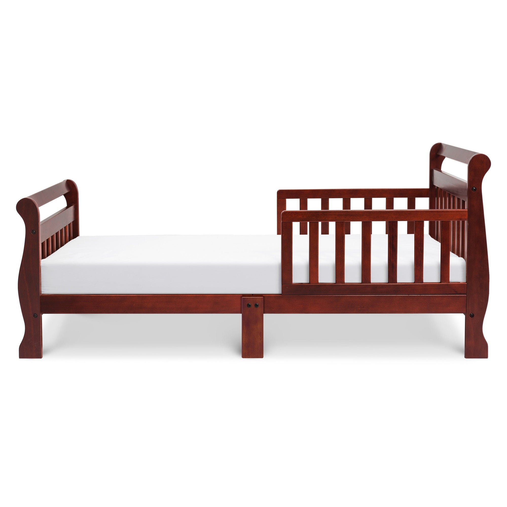 M2990C,DaVinci,Sleigh Toddler Bed in Rich Cherry Finish