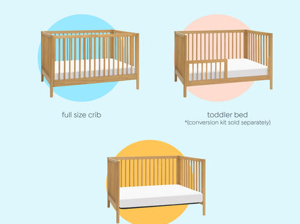 M25101HY,DaVinci,Birdie 3-in-1 Convertible Crib in Honey