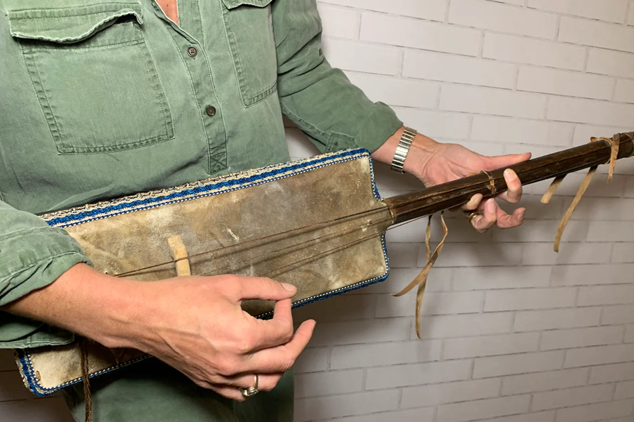 Moroccan Gimbri Guitar